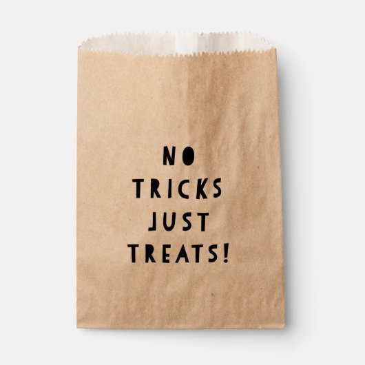Keine Tricks nur Leckereien Halloween-Bonbons Geschenktütchen (Vorderseite)