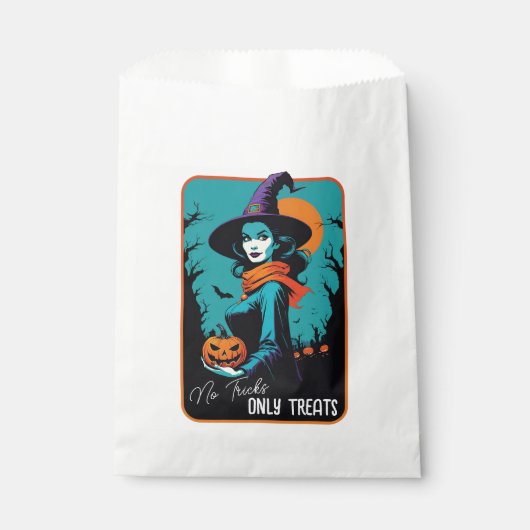Keine Tricks - nur Leckereien! Halloween Fvor Bag Geschenktütchen (Vorderseite)