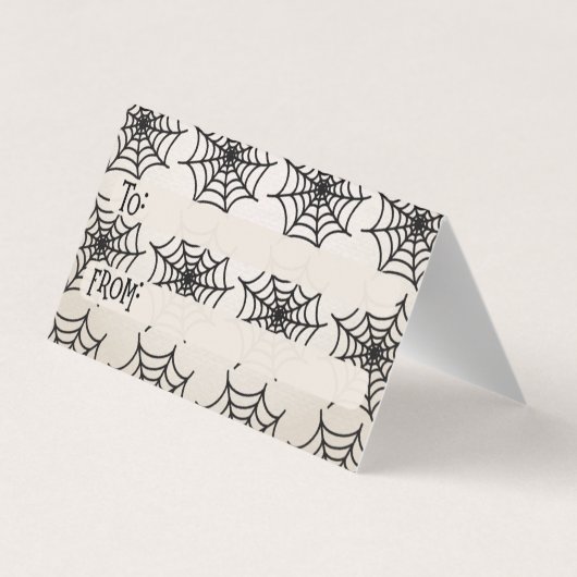 Keine Tricks nur Leckereien Halloween Goodies Visitenkarten (Rückseite)