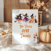 Keine Tricks nur Leckereien Halloween Hexen Party Poster