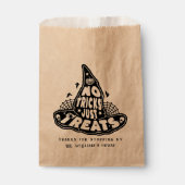 Keine Tricks nur Leckereien Halloween Kraft Geschenktütchen (Vorderseite)