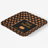 Keine Tricks nur Leckereien Halloween-Kürbis Pappteller (Gewinkelt)