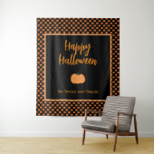 Keine Tricks nur Leckereien Halloween-Kürbis Wandteppich (Beispiel)