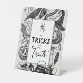 Keine Tricks nur Leckereien Halloween-Party Sockelschild (Vorderseite)