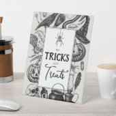 Keine Tricks nur Leckereien Halloween-Party Sockelschild (In SItu)