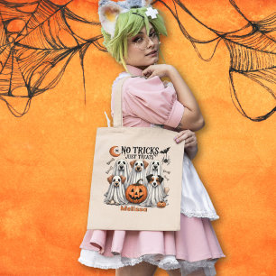 Keine Tricks nur Leckereien / Halloween-Sitten Tragetasche