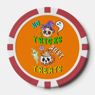 Keine Tricks, nur Leckereien Niedlich Pokerchips