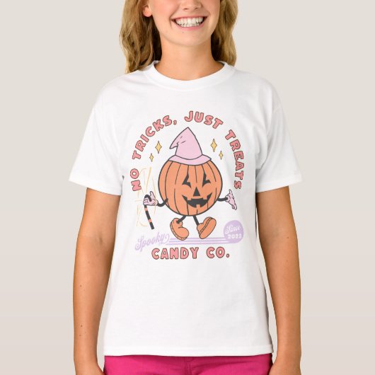 Keine Tricks nur Leckereien Spooky Candy Co Hallow T-Shirt (Vorderseite)
