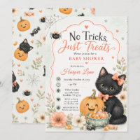 Keine Tricks, nur Süßigkeiten Halloween-Baby-Party