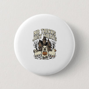Keine Tricks, nur Süßigkeiten Halloween Dachshund Button