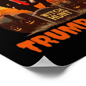 Keine Tricks, nur Trumph Trick oder Trump Lustiger Poster (Ecke)