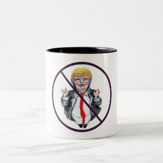 Keine Trump-Tasse Zweifarbige Tasse