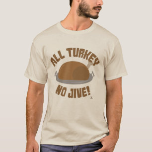 Keine Türkei Alle Jive Erntedank Slogan T-Shirt