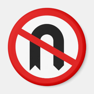 Keine u-Drehung Magnet