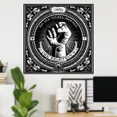 Keine Unglück die rechte Printmedien Poster (Heimbüro)