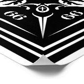 Keine Unglück die rechte Printmedien Poster (Ecke)