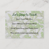 Keine Unternehmensnahrung Visitenkarte (Rückseite)