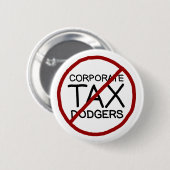 Keine UnternehmensSteuerhinterzieher Button (Vorne & Hinten)