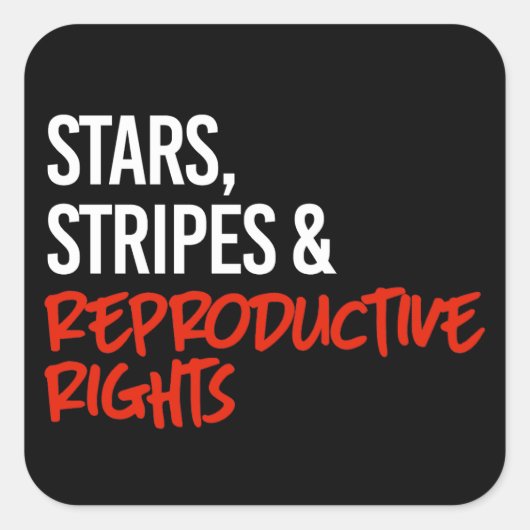 Keine US Flagge ohne Reproduktionsrechte Quadratischer Aufkleber (Vorderseite)