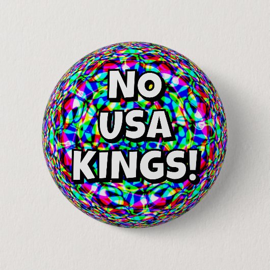 KEINE USA KINGS! BUTTON (Vorderseite)