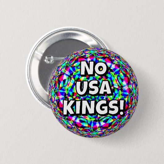 KEINE USA KINGS! BUTTON (Vorne & Hinten)