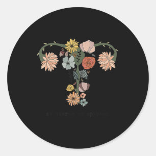 Keine Uterus Keine Meinung Feminist Pro Choice Wom Runder Aufkleber