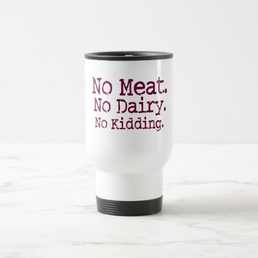 Keine Vegane Meldung Reisebecher (Mittel)