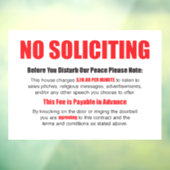 Keine Verkleidung der Tür Fensteraufkleber (Blatt 3)