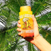 Keine Verlierer nur Dackeln Funny Hotdog Puff Selters Dosenkühler