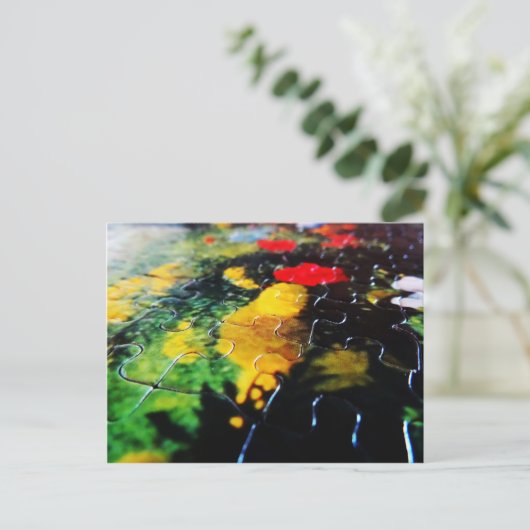 Keine Vermissten Teile Postkarte (Stehend Vorderseite)