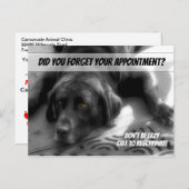 Keine verpasste Terminkarte Postkarte (Vorne/Hinten)