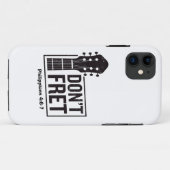 Keine verrückte Gitarre (Philippinen 4:6-7) Case-Mate iPhone Hülle (Rückseite (Horizontal))