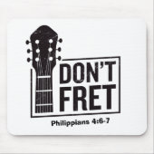 Keine verrückte Gitarre (Philippinen 4:6-7) Mousepad (Vorne)