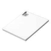 Keine verrückte Gitarre (Philippinen 4:6-7) Notizblock (Rotiert)