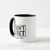 Keine verrückte Gitarre (Philippinen 4:6-7) Tasse (Vorderseite Links)