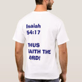 KEINE WAFFE ERWEITERT SICH T-Shirt (Rückseite)