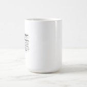 Keine Waffe Kaffeetasse (Mittel)