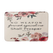 Keine Waffen gegen mich gebildet wird Prosper Bath Badematte (Vorderseite)