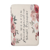 Keine Waffen gegen mich gebildet wird Prosper Bath Badematte (Vorderseite Vertikal)