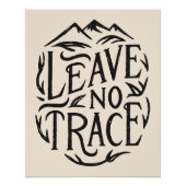 Keine Wanderung verlassen Poster (Vorderseite)