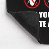 Keine Wanzen kein Code Mousepad (Ecke)
