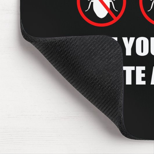 Keine Wanzen kein Code Mousepad (Ecke)