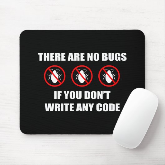 Keine Wanzen kein Code Mousepad (Mit Mouse)