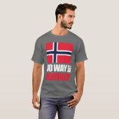 Keine Weise aber Norwegen-Shirt T-Shirt (Vorne ganz)