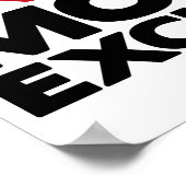 Keine weiteren Ausreden Poster (Ecke)