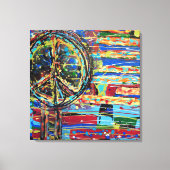 Keine weiteren Kriege 24 x 24 Canvas Print Leinwanddruck (Vorderseite)