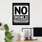 Keine Weltregierung #1 Poster (Heimbüro)