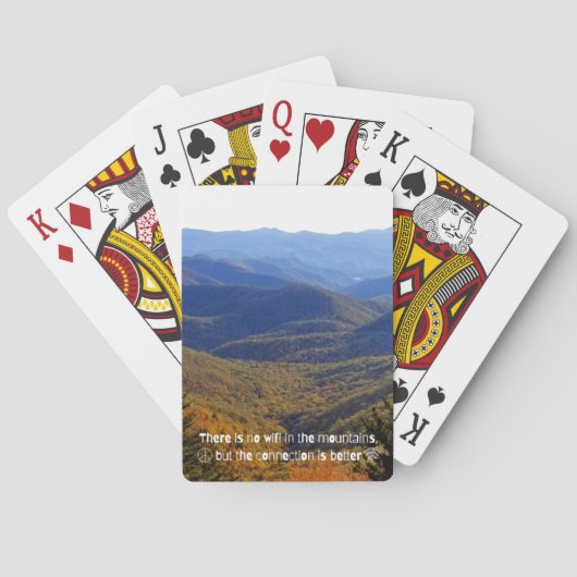 Keine WIFI Karten spielen Spielkarten (Rückseite)