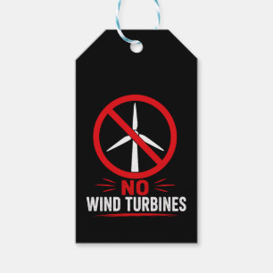 Keine Windkraftanlagen ländlicher Protest Geschenkanhänger