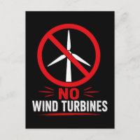 Keine Windkraftanlagen ländlicher Protest